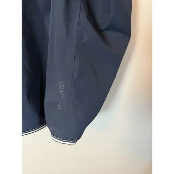 Helly Hansen Women's Koster Rain Jacket XL Navy Hooded Waterproof Rain Coat NWT - Picture 11 of 15